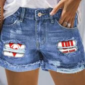 AFL Personalized Denim Shorts For Fan - denimshort18