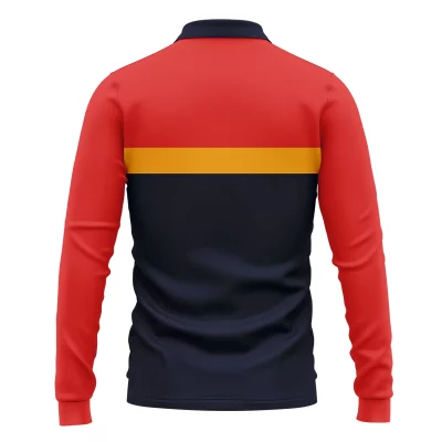 Adelaide Crows Australian Football League Exclusive Logo Long Polo Shirt HOAFL140525A01ADELLPL
