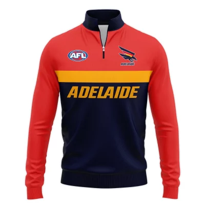 Adelaide Crows Australian Football League Exclusive Logo Quarter-Zip Jacket HOAFL140525A01ADELQTZ
