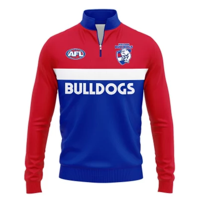 Western Bulldogs Australian Football League Exclusive Logo Quarter-Zip Jacket HOAFL140525A01WBQTZ