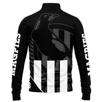 Collingwood Magpies Australian Football League Exclusive Logo Quarter-Zip Jacket HOAFL130525A02COLLQTZ