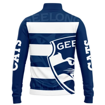Geelong Cats Australian Football League Exclusive Logo Quarter-Zip Jacket HOAFL130525A02GEELQTZ