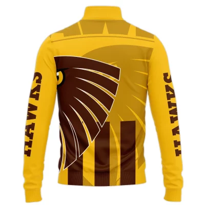 Hawthorn Hawks Australian Football League Exclusive Logo Quarter-Zip Jacket HOAFL130525A02HAWQTZ
