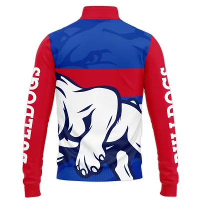 Western Bulldogs Australian Football League Exclusive Logo Quarter-Zip Jacket HOAFL130525A02WBQTZ