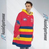 Afl Adelaide Crows Custom Name Number 2023 Clash Guernsey Fleece Oodie 4.jpg - demo10