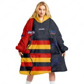 Afl Adelaide Crows Custom Name Number 2023 Mix Guernsey Fleece Oodie Women Front.jpg - demo10