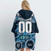 Afl Carlton Blues Custom Name Number 2022 Indigenous Guernsey Fleece Oodie Women Back.jpg - demo10