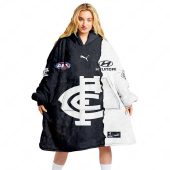 Afl Carlton Blues Custom Name Number 2023 Mix Guernsey Fleece Oodie Women Front.jpg - demo10