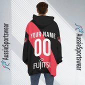 Afl Essendon Bombers Custom Name Number 2023 Home Guernsey Fleece Oodie 2.jpg - demo10