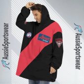 Afl Essendon Bombers Custom Name Number 2023 Home Guernsey Fleece Oodie 4.jpg - demo10