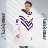 Afl Fremantle Dockers Custom Name Number 2023 Clash Guernsey Fleece Oodie 3.jpg - demo10