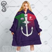 Afl Fremantle Dockers Custom Name Number Purple Isc Fleece Oodie 4.jpg - demo10
