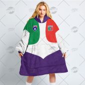 Afl Fremantle Dockers Custom Name Number Vintage Retro Guernsey 90s Fleece Oodie 4.jpg - demo10