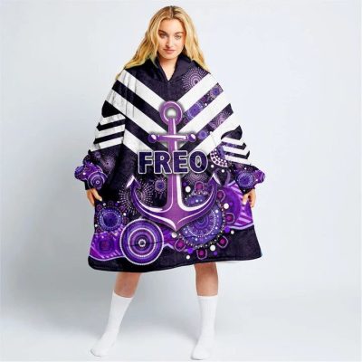 AFL Fremantle Dockers Indigenous FREO Fleece Oodie