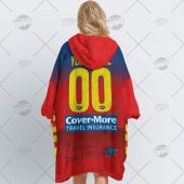 Afl Gold Coast Suns Custom Name Number Red Blue The Simpsons Jersey Fleece Oodie 2.jpg - demo10
