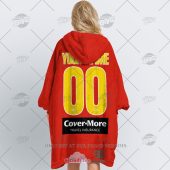 Afl Gold Coast Suns Custom Name Number Red Yellow Fleece Oodie 2.jpg - demo10
