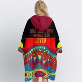 Afl Gold Coast Suns Dinky Di Lover Aboriginal Flag X Indigenous Fleece Oodie Women Back.jpg - demo10