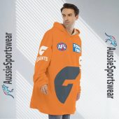 Afl Greater Western Sydney Giants Custom Name Number 2023 Away Guernsey Fleece Oodie 3.jpg - demo10