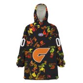 Afl Greater Western Sydney Giants Custom Name Number Black Multi Logo Fleece Oodie 3.jpg - demo10