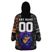 Afl Greater Western Sydney Giants Custom Name Number Black Rose Dragon Fleece Oodie 4.jpg - demo10