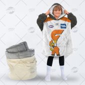 Afl Greater Western Sydney Giants Custom Name Number White The Simpsons Jersey Fleece Oodie 3.jpg - demo10
