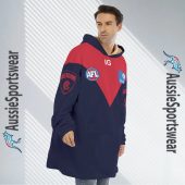 Afl Melbourne Demons Custom Name Number 2023 Home Guernsey Fleece Oodie 6.jpg - demo10