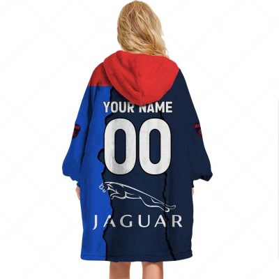 AFL Melbourne Demons Custom Name Number 2023 Mix Guernsey Fleece Oodie