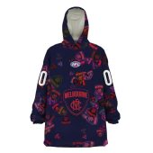 Afl Melbourne Demons Custom Name Number Navy Blue Pt1 Multi Logo Fleece Oodie 3.jpg - demo10