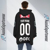 Afl Port Adelaide Custom Name Number 2023 Home Guernsey Fleece Oodie 2.jpg - demo10