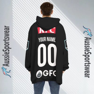 AFL Port Adelaide Custom Name Number 2023 Home Guernsey Fleece Oodie