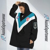 Afl Port Adelaide Custom Name Number 2023 Home Guernsey Fleece Oodie 3.jpg - demo10
