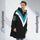 Afl Port Adelaide Custom Name Number 2023 Home Guernsey Fleece Oodie 4.jpg - demo10