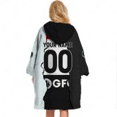 Afl Port Adelaide Custom Name Number 2023 Mix Guernsey Fleece Oodie Women Back.jpg - demo10