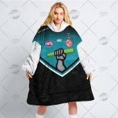 Afl Port Adelaide Custom Name Number The Simpsons Jersey Fleece Oodie 4.jpg - demo10
