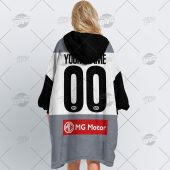 Afl Port Adelaide Custom Name Number White Grey Jersey Fleece Oodie 2.jpg - demo10