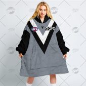Afl Port Adelaide Custom Name Number White Grey Jersey Fleece Oodie 4.jpg - demo10