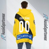 Afl Richmond Tigers Custom Name Number 2023 Clash Guernsey Fleece Oodie 2.jpg - demo10