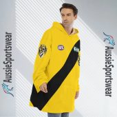 Afl Richmond Tigers Custom Name Number 2023 Clash Guernsey Fleece Oodie 3.jpg - demo10