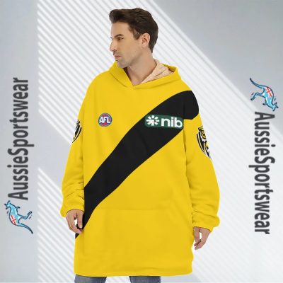 AFL Richmond Tigers Custom Name Number 2023 Clash Guernsey Fleece Oodie
