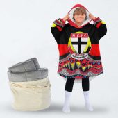 Afl St Kilda Saints Dinky Di Lover Aboriginal Flag X Indigenous Fleece Oodie Kid Front.jpg - demo10