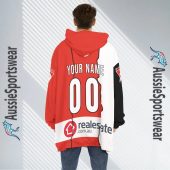 Afl Sydney Swans Custom Name Number 2023 Mix Guernsey Fleece Oodie 2.jpg - demo10