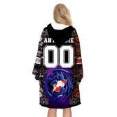 Afl Sydney Swans Custom Name Number Black Rose Dragon Fleece Oodie 2.jpg - demo10