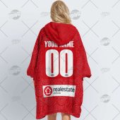 Afl Sydney Swans Custom Name Number Red Indigenous Fleece Oodie 2.jpg - demo10