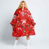 Afl Sydney Swans Custom Name Number Red Pt1 Multi Logo Fleece Oodie.jpg - demo10