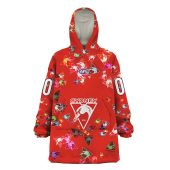 Afl Sydney Swans Custom Name Number Red Pt1 Multi Logo Fleece Oodie 3.jpg - demo10