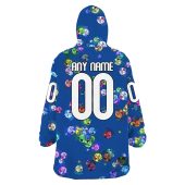 Afl Western Bulldogs Custom Name Number Blue Pt1 Multi Logo Fleece Oodie 4.jpg - demo10