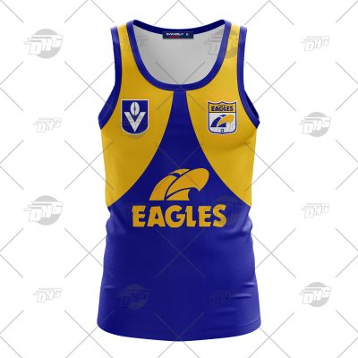 Personalized West Coast Eagles Football Club Vintage Retro AFL Tank Top For Men Women