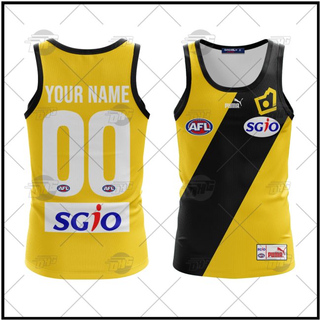 Personalized West Coast Eagles 2007 Heritage Vintage AFL Tank Top