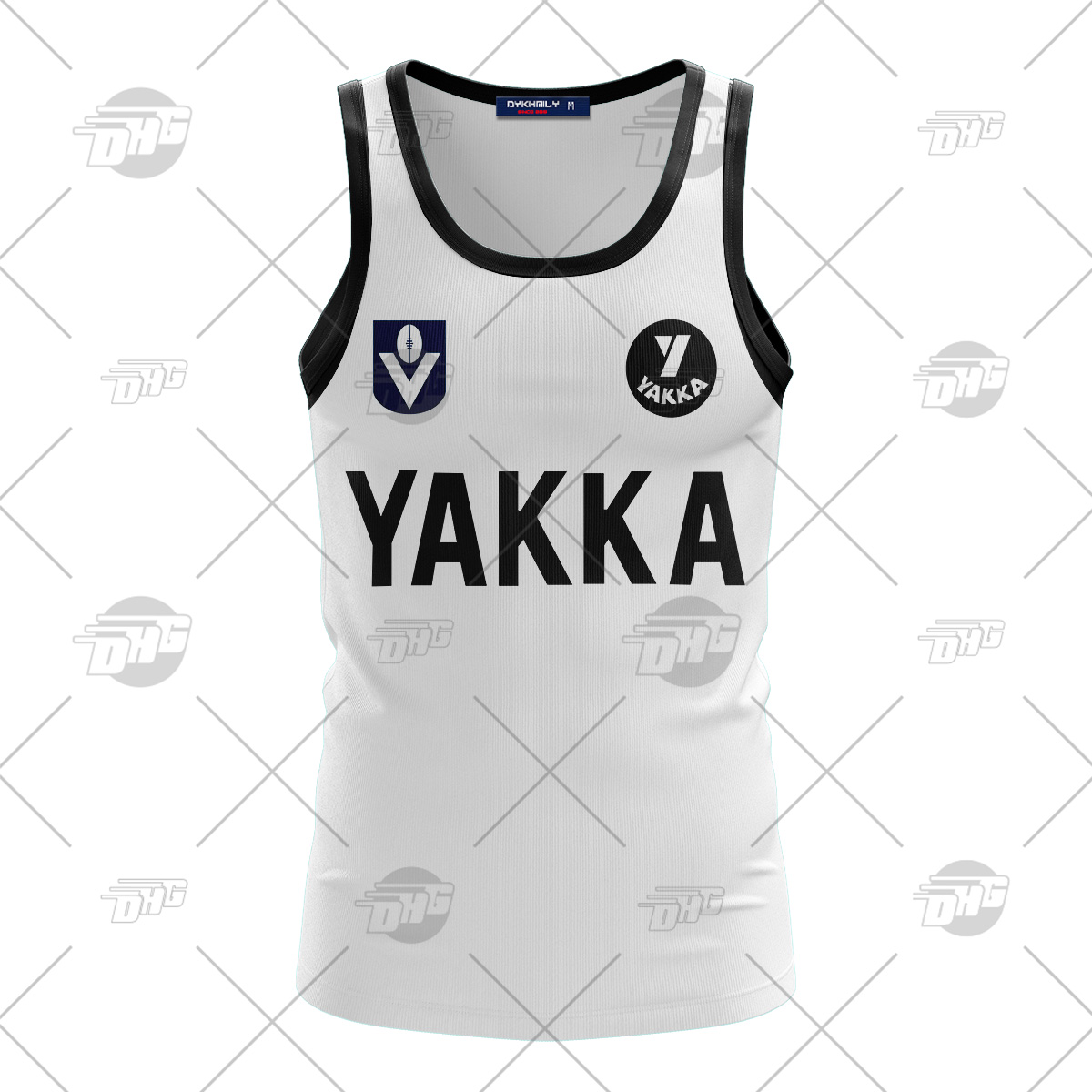 Personalised VFL Collingwood Mapies 1980s Vintage Tank Top Personalised VFL Collingwood Mapies 1980s Vintage Tank Top