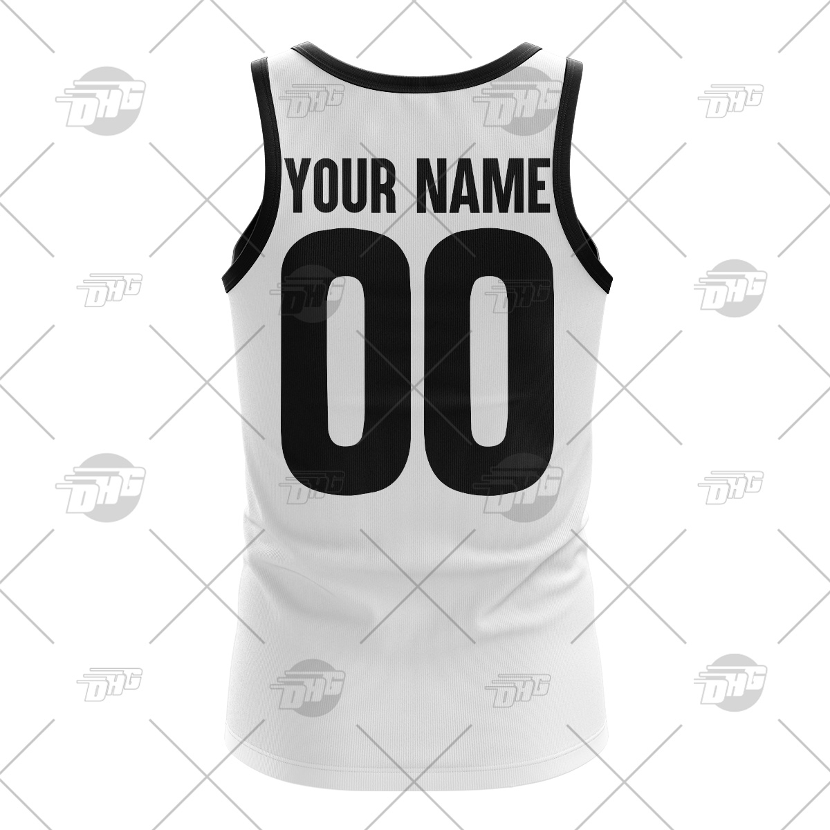 Personalised VFL Collingwood Mapies 1980s Vintage Tank Top Personalised VFL Collingwood Mapies 1980s Vintage Tank Top
